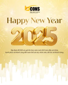 Tập đoàn Bcons chúc mừng năm mới 2025