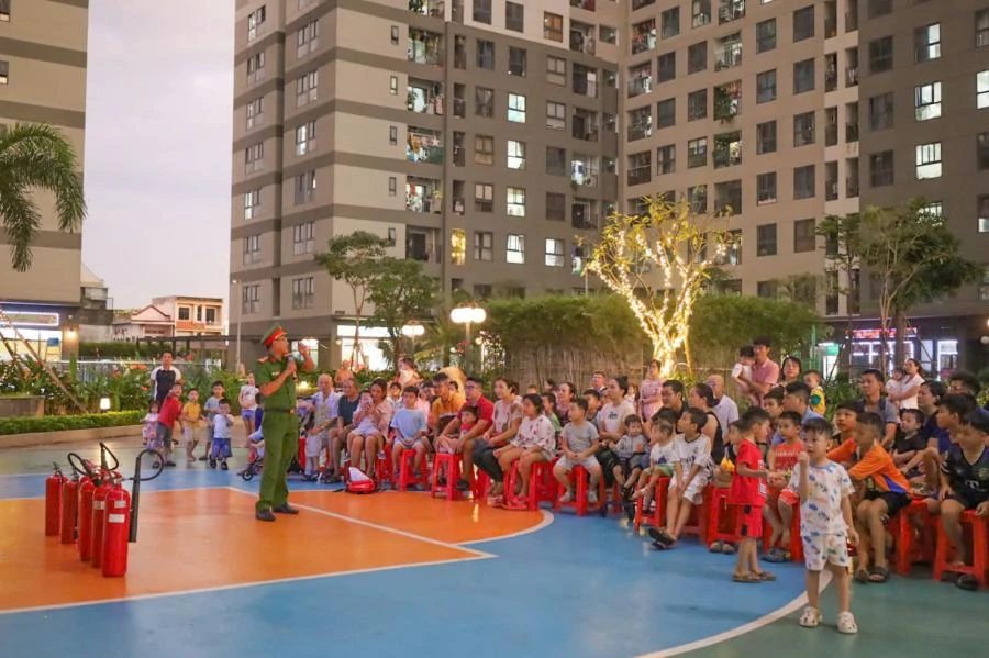 Tập đoàn Bcons diễn tập PCCC tại các dự án đã bàn giao