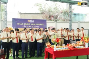 Tập đoàn Bcons khai trương sân Pickleball