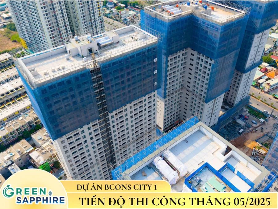 Tháp Green Sapphire dự án Bcons City