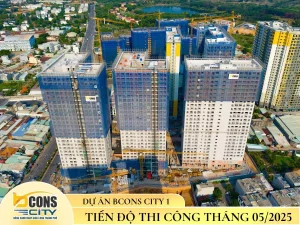 Tiến độ thi công dự án Bcons City tháng 05/2025