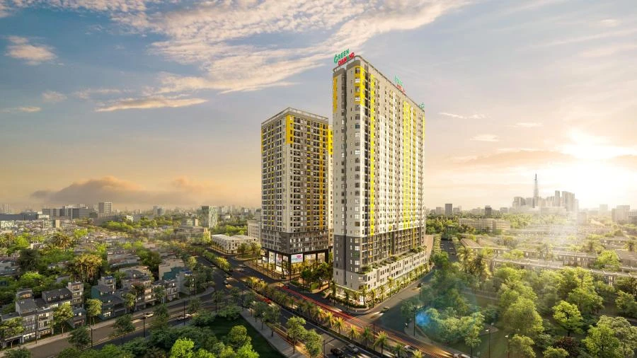 Tổng quan Tháp Diamond - Bcons City